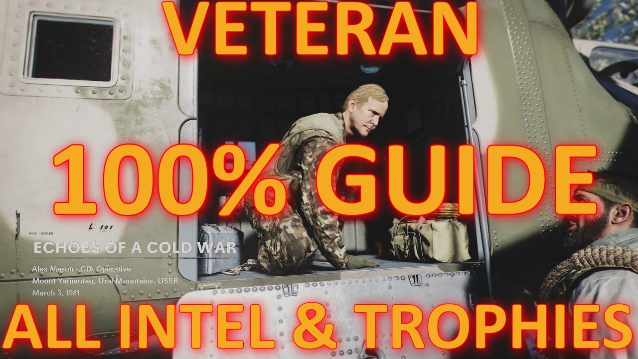 CoD CW ECHOES OF A COLD WAR 100 Guide Veteran Difficulty With All Intel & Trophies YouTube