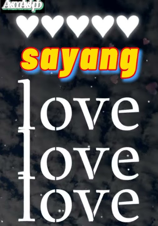 Video status wa. Sayang i love you😍