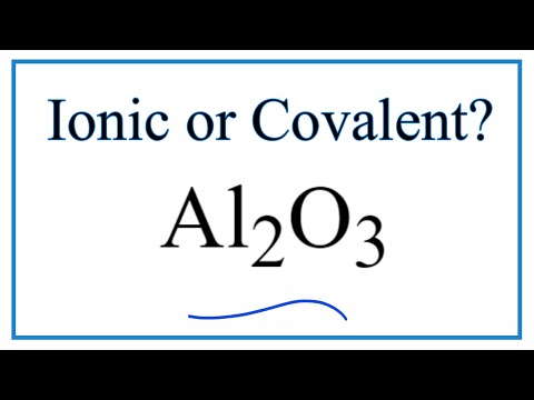 Video: Ang aluminum nitrite ba ay ionic o covalent?