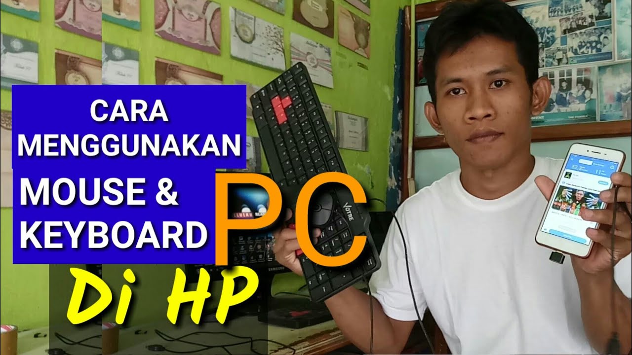 Cara menggunakan Mouse dan Keyboard PC di hp YouTube
