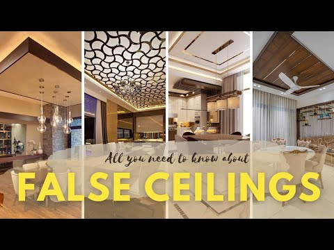 All you need to know about False Ceilings - Designs | Materials | How to Fix?