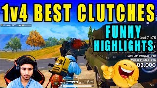 INTENSE 1 v 4 MOMENTS | IMPOSSIBLE CLUTCHES BY 【Bi】LoLzZzYT | PUBG MOBILE [EMULATOR]