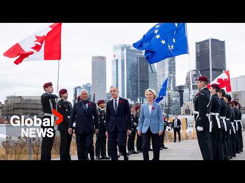 Carney brings EU heavyweights to Montreal as Canada continues European push