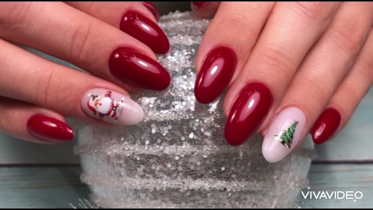 Новогодний маникюр от нашего салона красоты Summer на Таганской