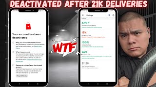 Doordash Deactivated Me After 21K  Deliveries @DoorDash