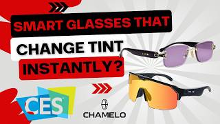 Smart glasses that change tint instantly? 😎 l CHAMELO CES 2026