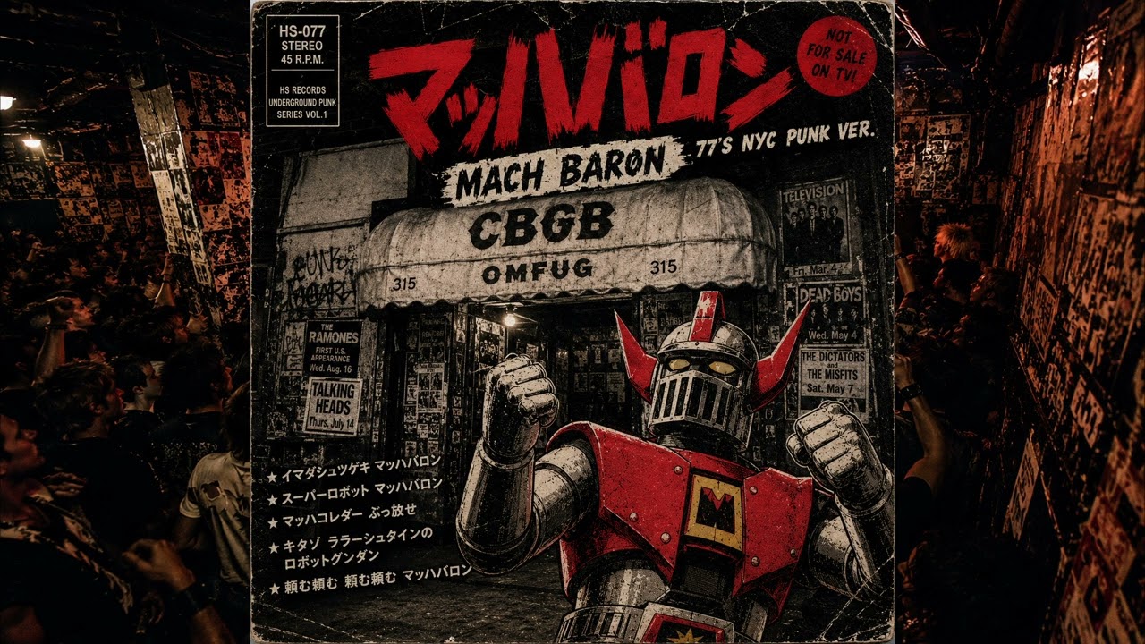 マッハバロン / 77's NYC Punk Ver. | MACH BARON Underground Punk