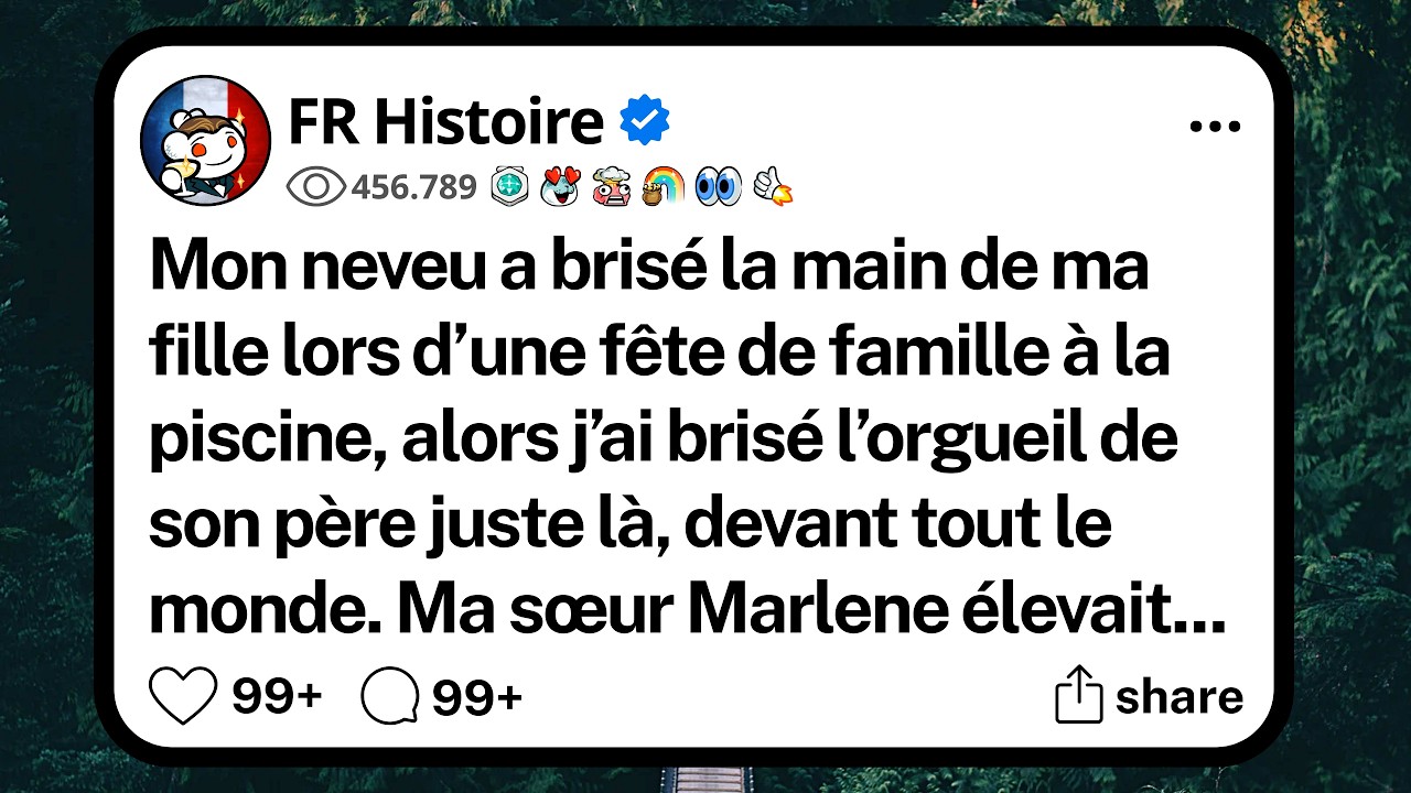 Ma nièce hurlait, sa main pendait à un angle impossible, et mon beau-frère a dit : « Elle l’a probablement provoqué. » Quatre minutes. J’étais parti quatre minutes pour remplir la glacière. Quand...