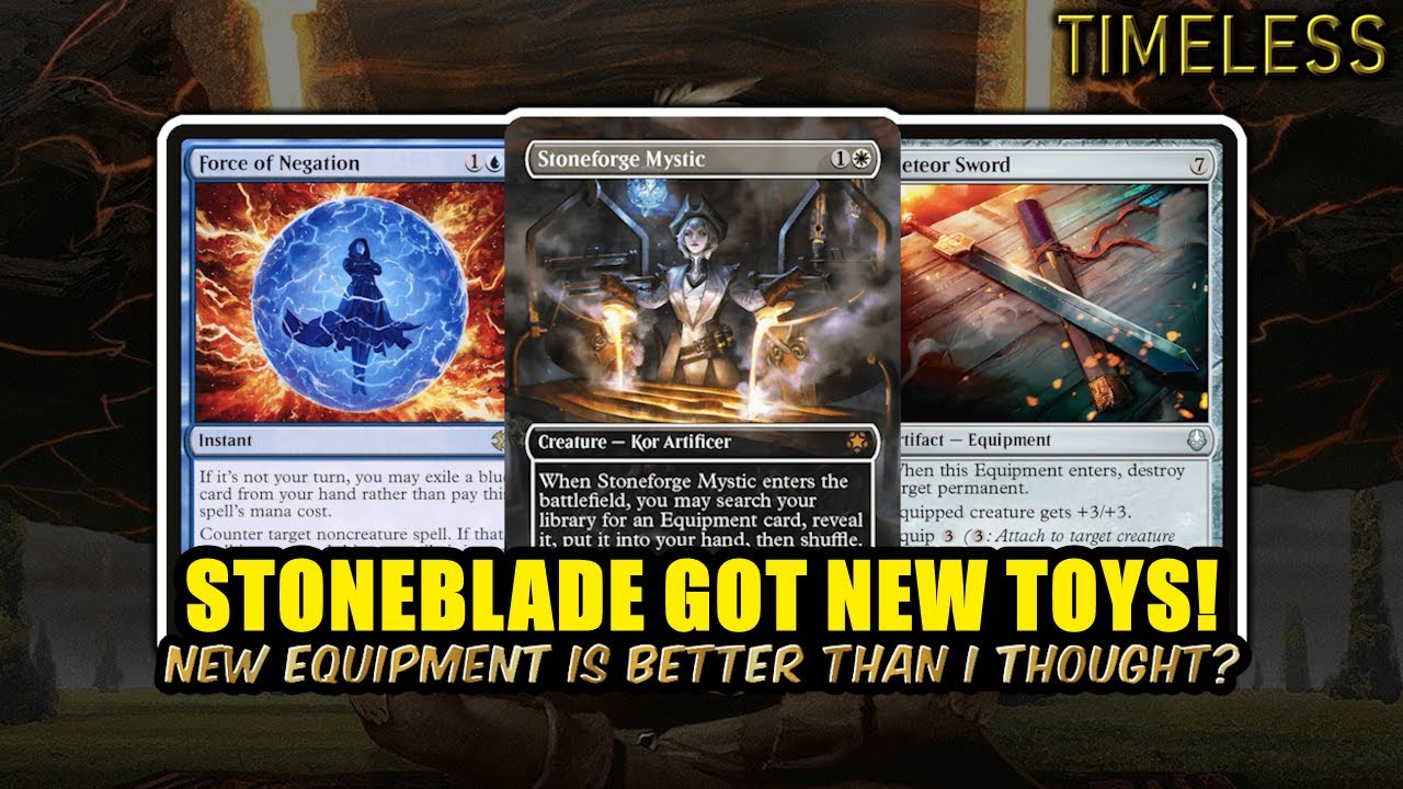 UW Stoneblade Got New Toys! ⚔️ This Equipment Is Better Than I Thought! | Timeless BO3 | MTG Arena