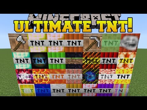 Minecraft: ULTIMATE TNT! (WORLD ENDING EXPLOSIVES, CHUNK DESTROYERS, & MORE!) Mod Showcase