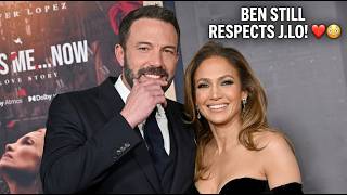 Ben Affleck BREAKS SILENCE on Jennifer Lopez — “I Have Enormous Respect and Admiration” ❤️😳