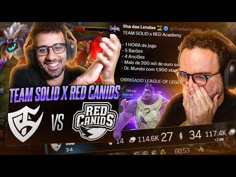 O JOGO QUE SUPEROU MINERS x RENSGA - Team Solid x RED Academy