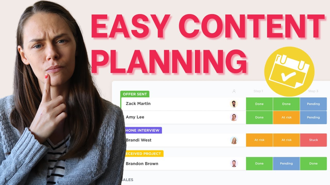 How I Brainstorm & Plan 90 Days of Content (Clickup Content Planning)