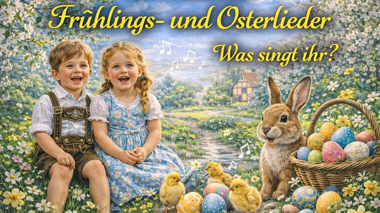 Osterzeit in Deutschland 🐰🌼 | Lieder aus Kindertagen 🎶💛