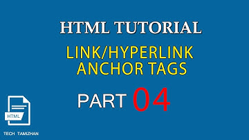 HTML Tutorial for Beginners Tamil - 04 - HTML LINKS/HYPERLINKS [HTML ANCHOR TAGS]