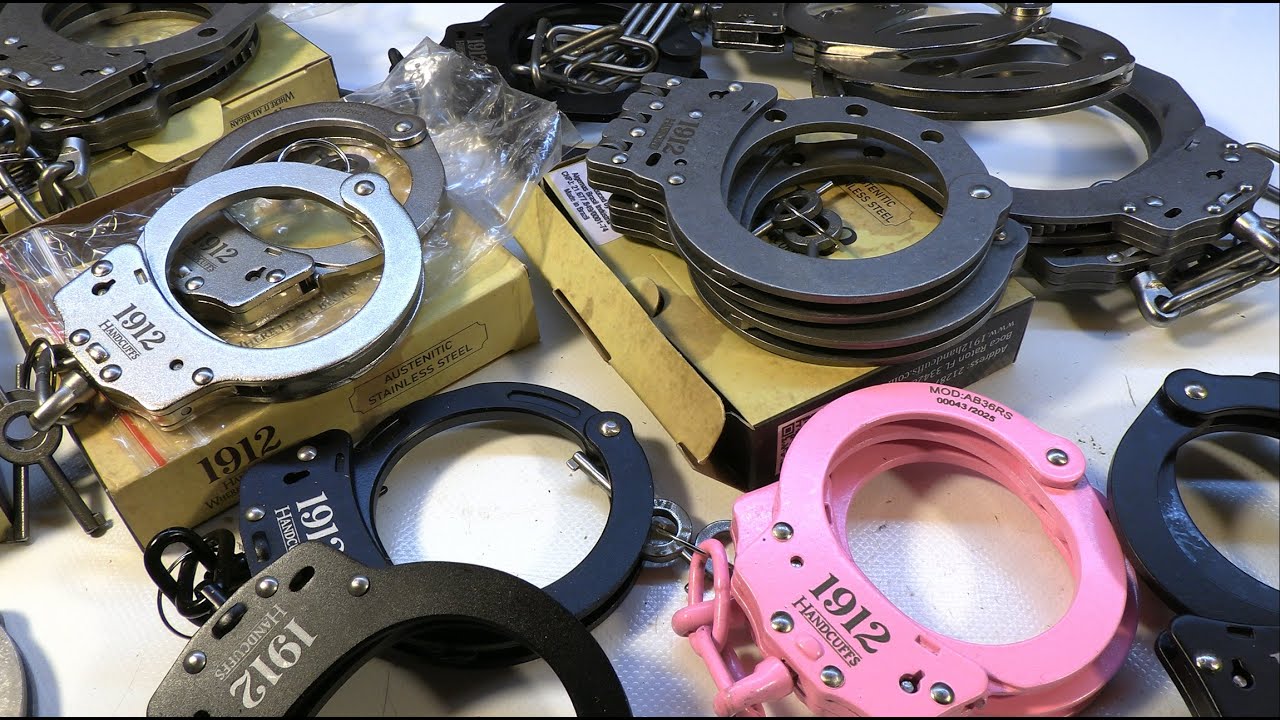Unboxing 1912 Handcuffs Rhino Algemas Brasil Retro Handschellen Sammlung Handcuff Warehouse USA