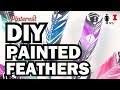 DIY Painted Feathers, Corinne VS Pin