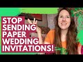 4 WAYS TO DO ECO-FRIENDLY WEDDING INVITATIONS | Skip The Paper!