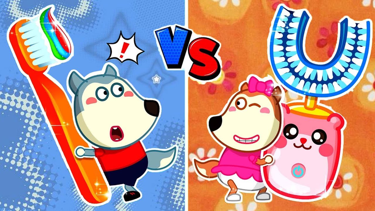 🪥😁 Pour La Première Fois, Wolfoo Apprend À Lucy À Se Brosser Les Dents, Ils Sont Très Heureux