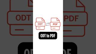How To Convert Odt opendocument To Pdf Online On Mobile odt File To Pdf  Fast U0026 Free