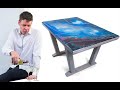 CRYSTAL Table + Rubio Oil from Resin DIY/ KRIŠTÁĽOVÝ stôl zo živice videonávod