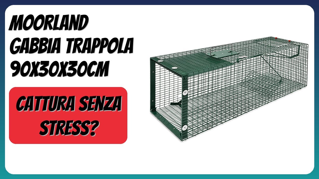 RECENSIONE (2025) : Moorland Gabbia Trappola 90x30x30cm. DETTAGLI