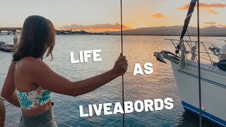 DAY IN THE LIFE OF LIVING ABOARD: Living full-time on our bluewater sailboat in HAWAII - Ep 16