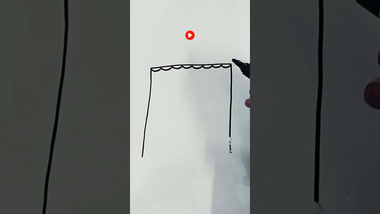 How To Draw Curtain  