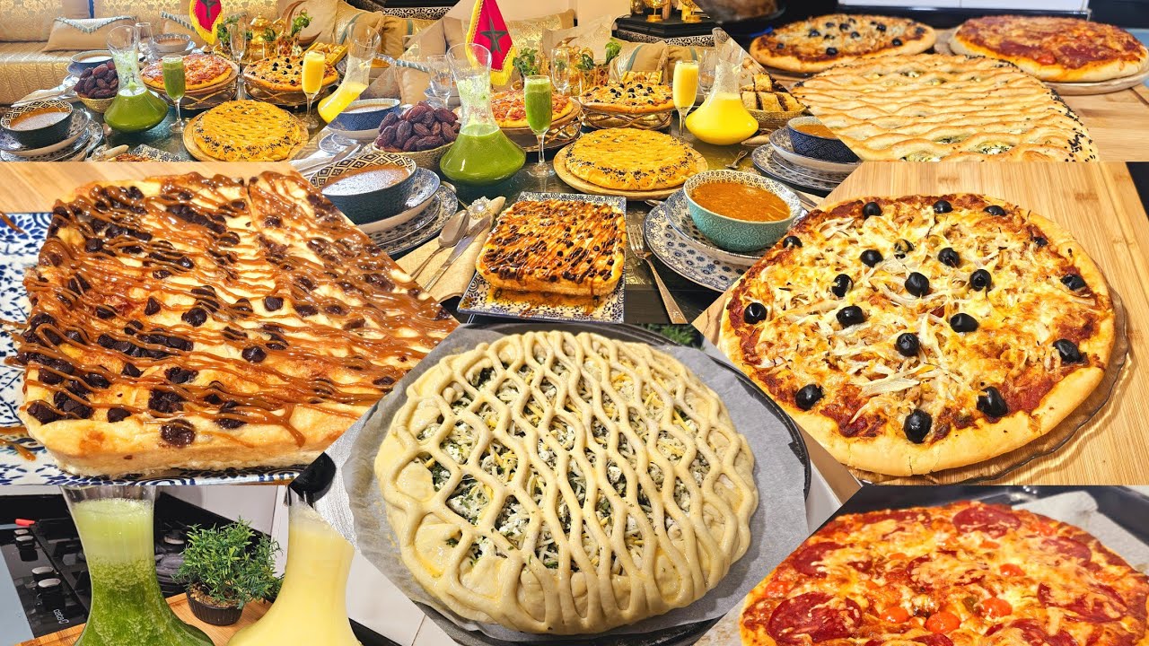 تامن يوم رمضان دائما مع السهل والجديد فطيرة ملكية بيتزات المطاعم بودين الكروصان عصائر 👌