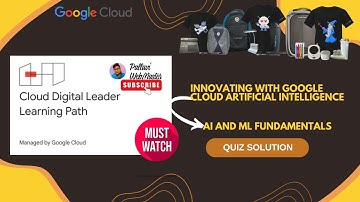AI and ML Fundamentals: Quiz Solution | Google cloud digital leader | #gcrf #quiz @pallaviwebmaster