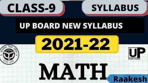 up board class 9 math syllabus 2021 || up board class 9 math syllabus 2021-22 || Raakesh Rannu