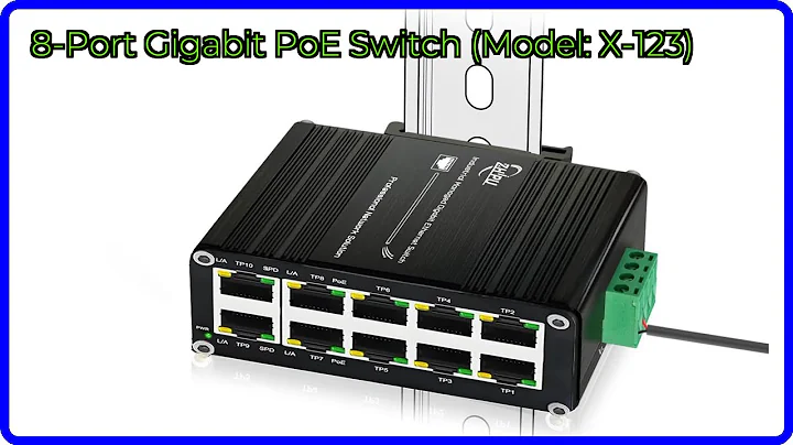 REVIEW (2025): 8-Port Gigabit PoE Switch (Model: X-123). ESSENTIAL details.