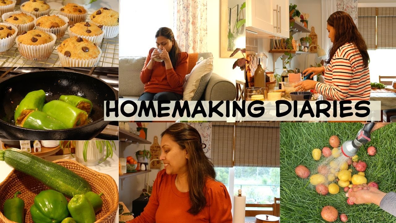 Homemaking Diaries - School Lunchbox Meal Prep | Harvesting Vegetables I Weekend Reset