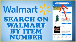 How to Search Walmart by Item Number 2024?