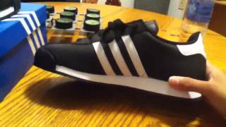 adidas samoa black white