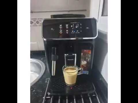 Como funciona cafetera Philips Series 1200 o Philips 2200 súper automática  Latte (con molinillo) - YouTube