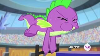 Spike can't light the torch   Equestria Games screenshot 5