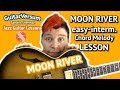 MOON RIVER - Chord Melody LESSON - Jazz guitar tutorial + TABS