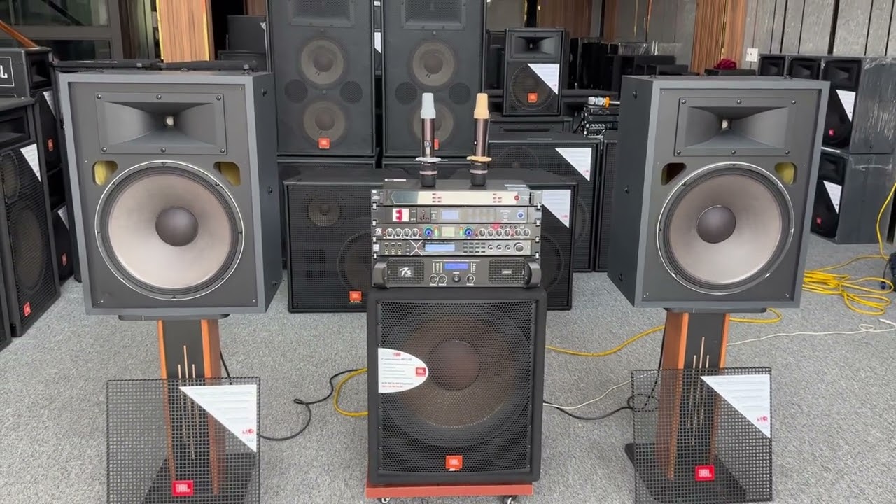 Bộ âm thanh tây hát và nghe không chịu nổi. Loa JBL 4655. Súp Jbl 118S. Đt 0936.583.140///