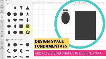 Cricut Design Space Fundamentals: How To Insert and Scale Shapes