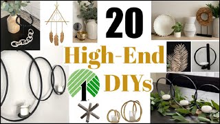 Top 20 High End Dollar Tree DIY Home Decor Dupes | Pottery Barn + Kirklands & More