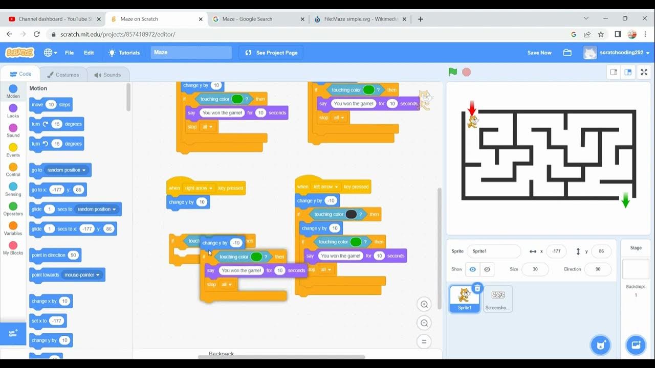 Maze Coding - YouTube