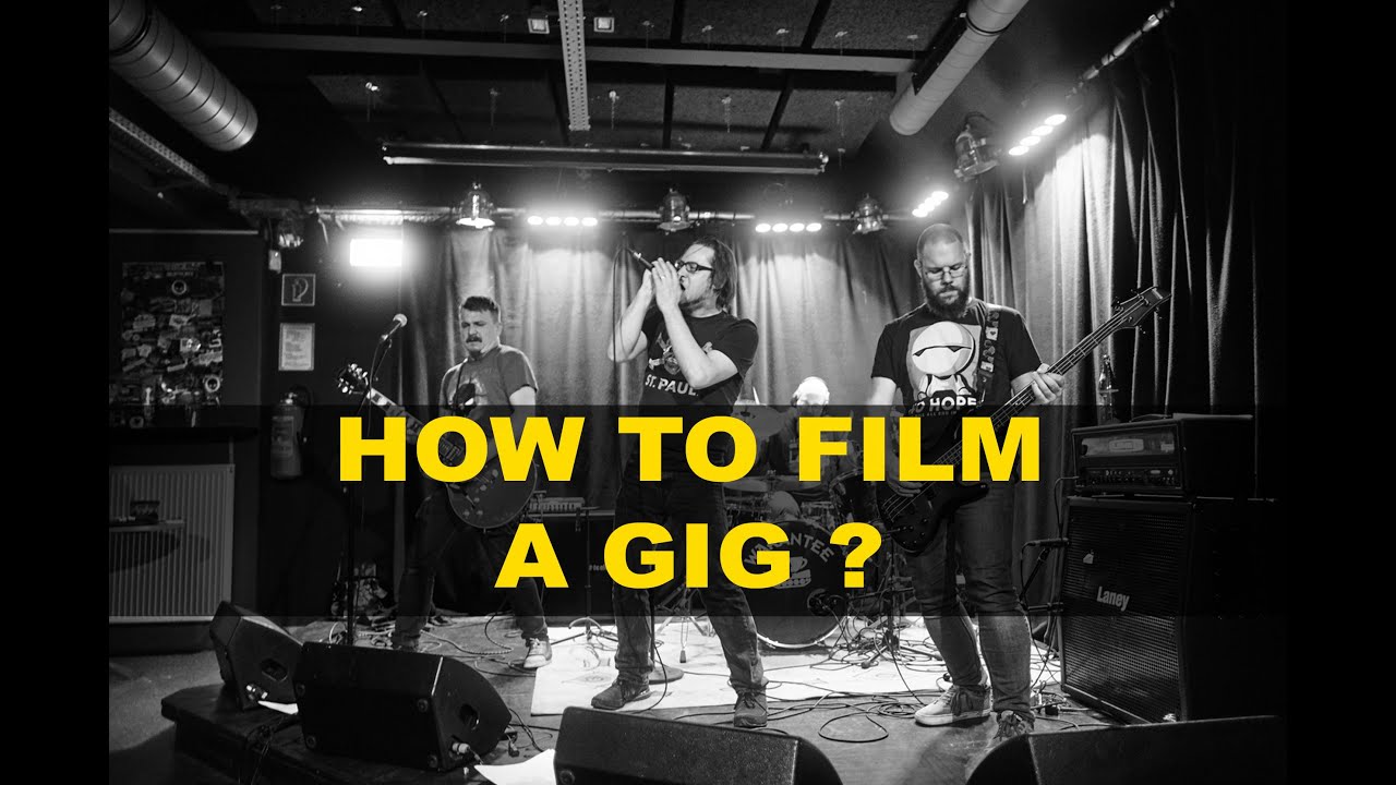 How to film a live band