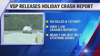 Six die in Virginia traffic crashes over Thanksgiving 2025