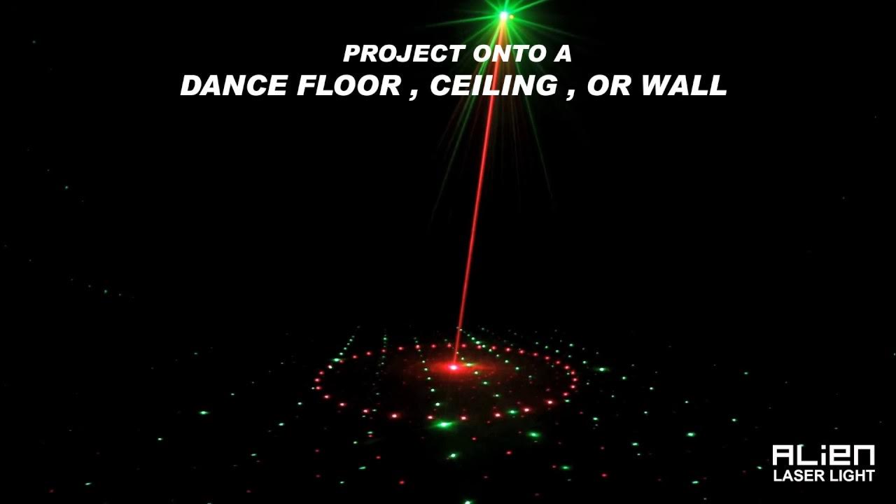 Alien – Mini Projecteur Laser Rgb Disco Dj, Éclairage De Scène