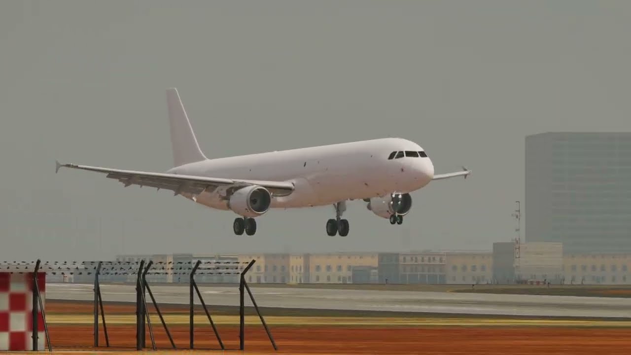 Lufthansa Cargo Airbus A321F lands at Ho Chi Minh - Tan Son Nhat Intl Airport