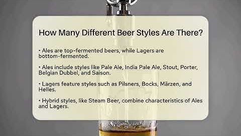 How Many Different Beer Styles Are There? | The Pint Guy