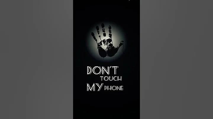 Do Not Touch MY Phone 3D Wallpaper Short #X-Maneay Gamer