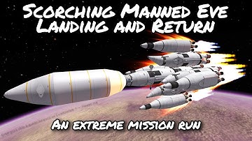 KSP Eve Landing and Back Mission with Gilly (Tutorial:46) Kerbal Space Program 1.2 - Stock Parts