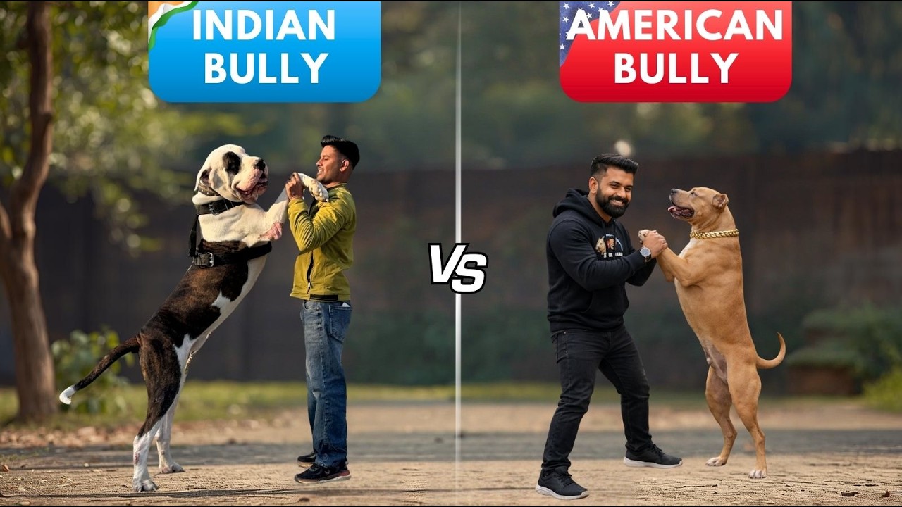 Kya American aur Indian bully kutta dosti kar payenge?🥶🔥 #amanandbully #bullykutta #americanbully